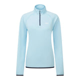 A light blue long-sleeve quarter-zip pullover top with a mock neck collar, shown on a plain white background. The brand logo 'G2H' is visible on the left chest.