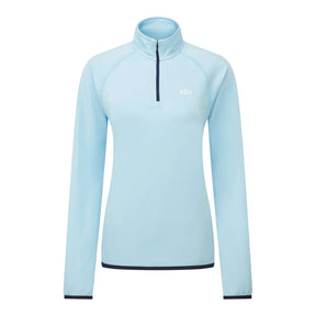 A light blue long-sleeve quarter-zip pullover top with a mock neck collar, shown on a plain white background. The brand logo 'G2H' is visible on the left chest.
