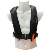 TeamO Coastal 170N Backtow Inflatable PFD Black-Orange