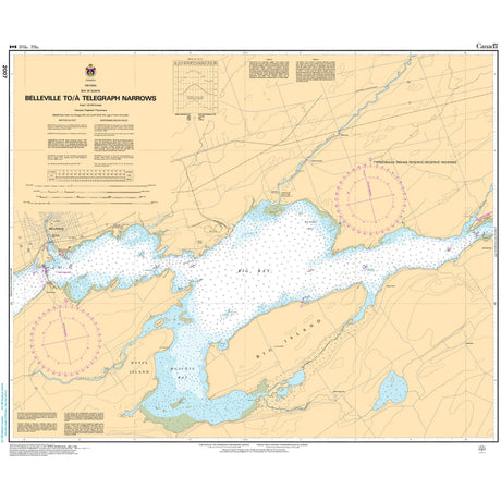 Belleville to Telegraph Narrows Chart