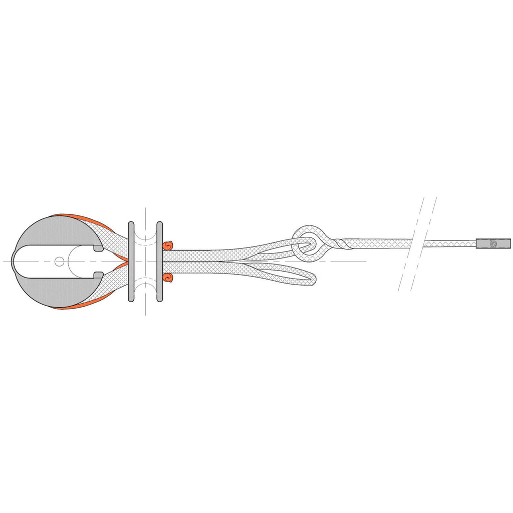 Bowsprit Pulley NUB diagram.