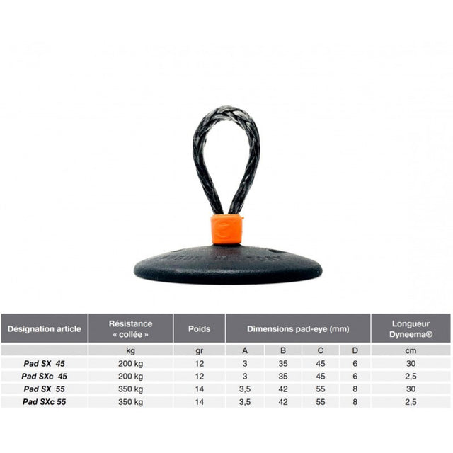 Nodus Padeye Pad-SX Textile Adjustable