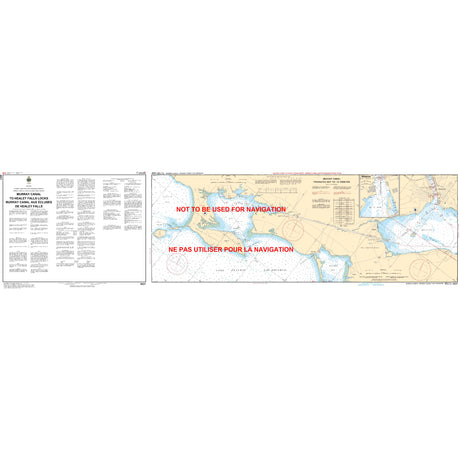 Murray Canal to Healey Falls Locks Chart