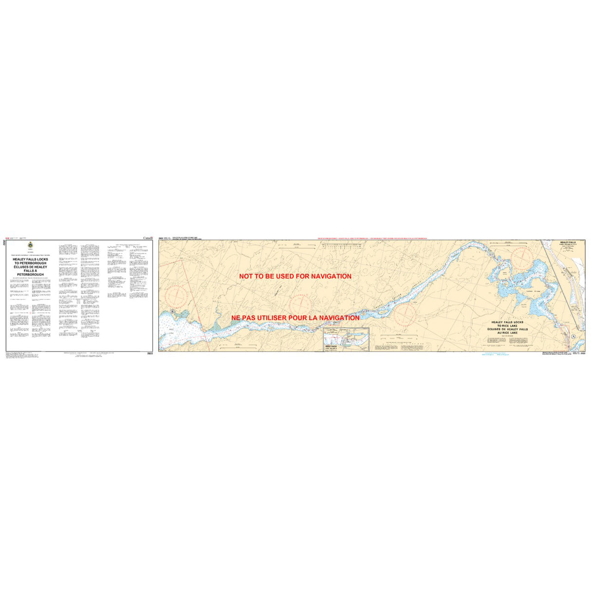 Healey Falls Locks to Peterborough Chart