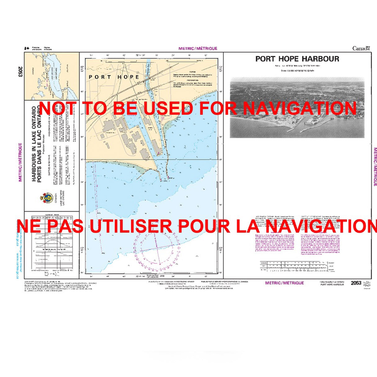 Port Hope Harbour Chart