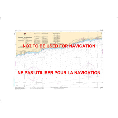 Cobourg to Oshawa Chart