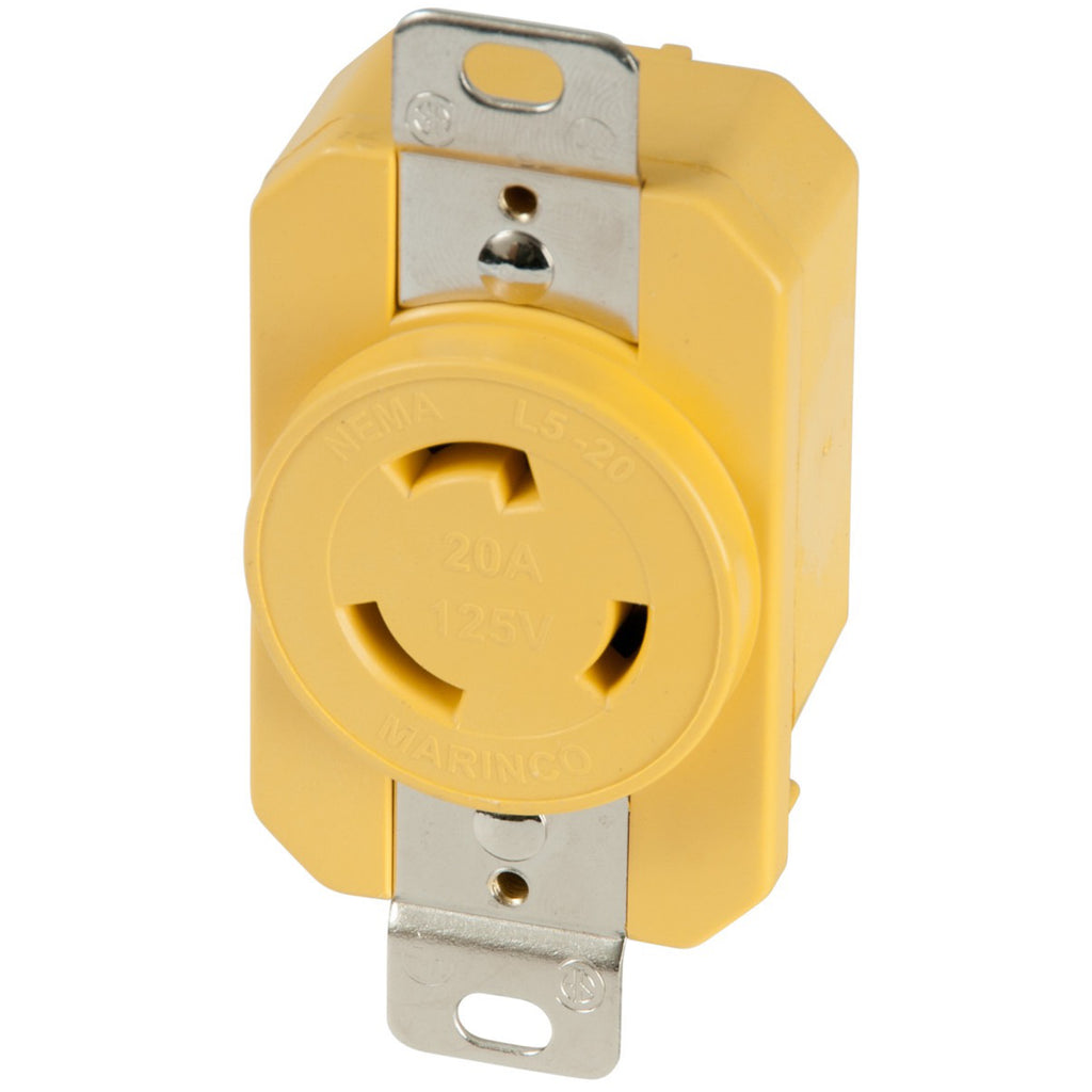 Marinco Locking Shore Power Outlet Receptacle
