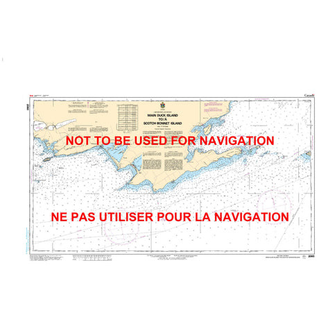 Main Duck Island to Scotch Bonnet Island Chart