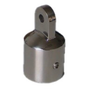 Chrome Outside Eye End - 7/8"