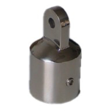 Chrome Outside Eye End - 7/8"
