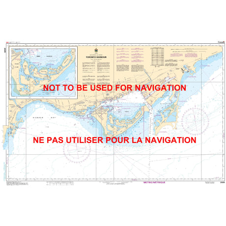Toronto Harbour And Approaches Chart