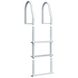 Galvalume Fixed Bright White 3-Step Ladder