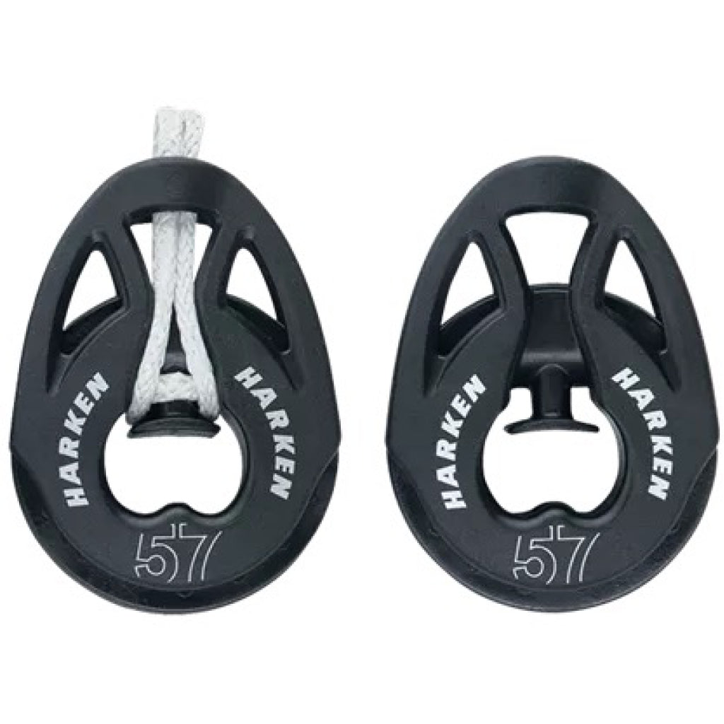 Harken 40mm Carbo T2 Loop with and without line.
