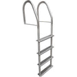 Dockedge SS Fixed 4-Step Ladder Stainless Steel
