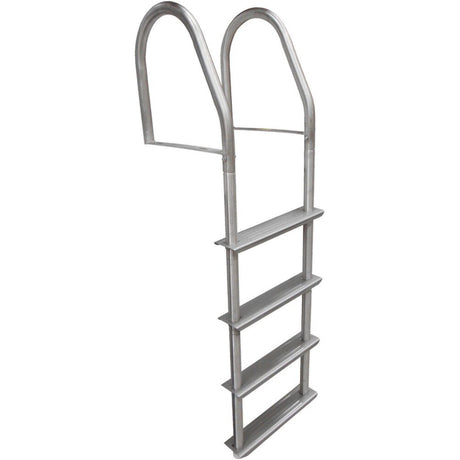 Dockedge SS Fixed 4-Step Ladder Stainless Steel