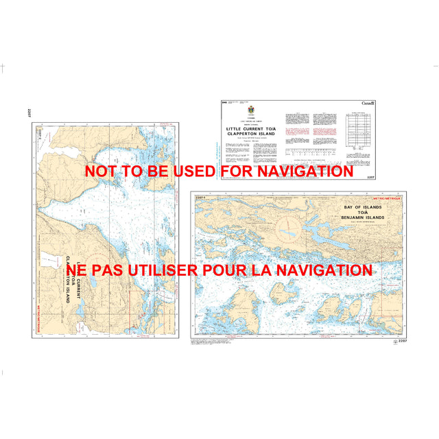 Other side of Little Current Chart