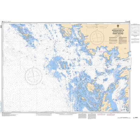 Approaches to Parry Sound Chart