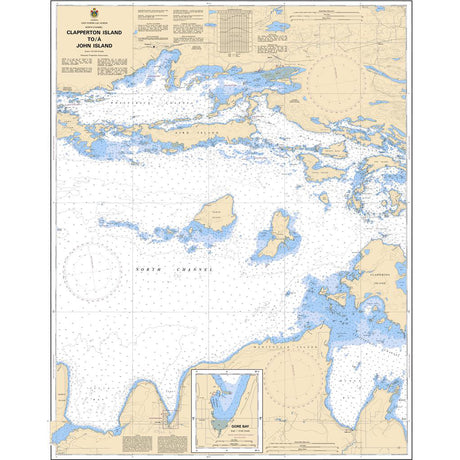 Clapperton Island to John Island Chart