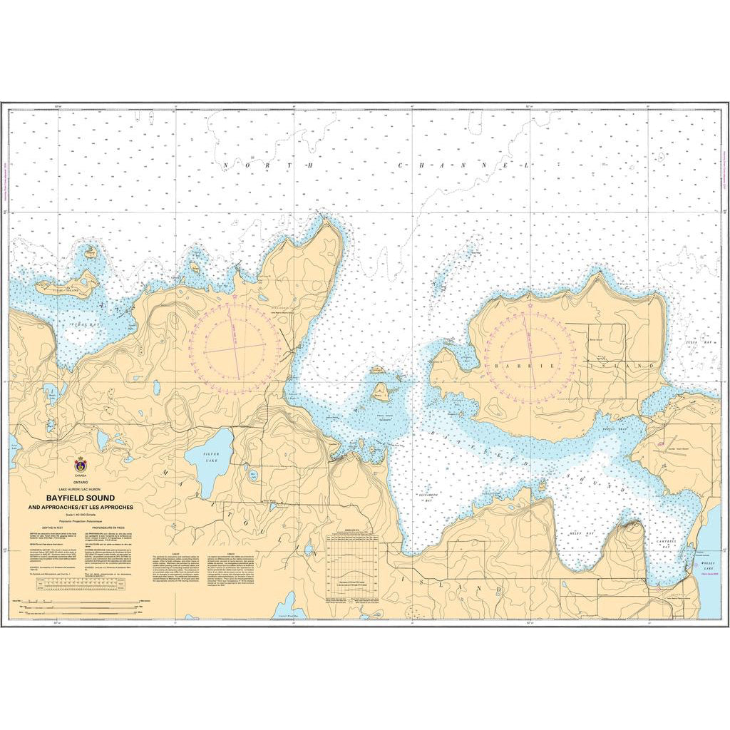 Bayfield Sound And Approaches Chart
