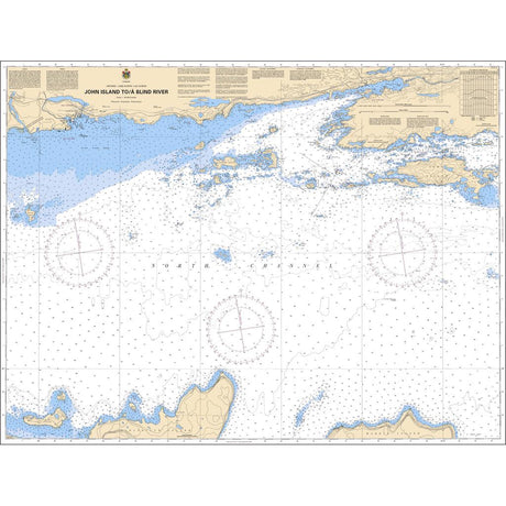 John Island to Blind River Chart