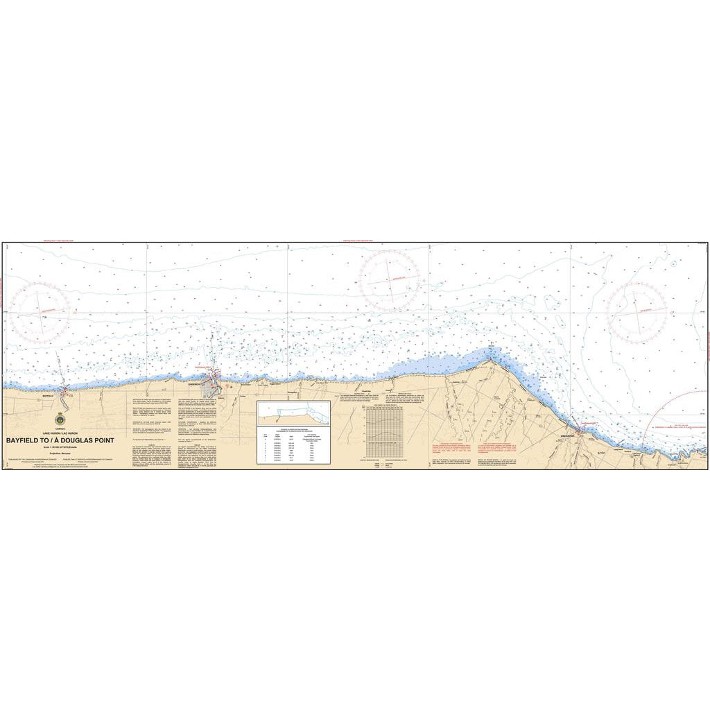 Lake Huron Bayfield to Kincardine Chart