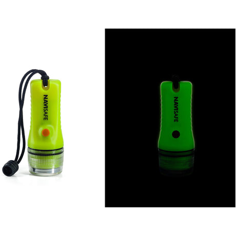 Navisafe Glow Torch - light and dark.

