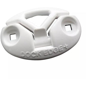 Dockedge White Cast Aluminum Flip-up Cleat 3"