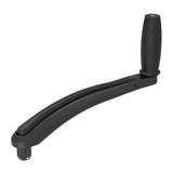 Black metal tool on a white background