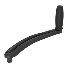 Black metal tool on a white background