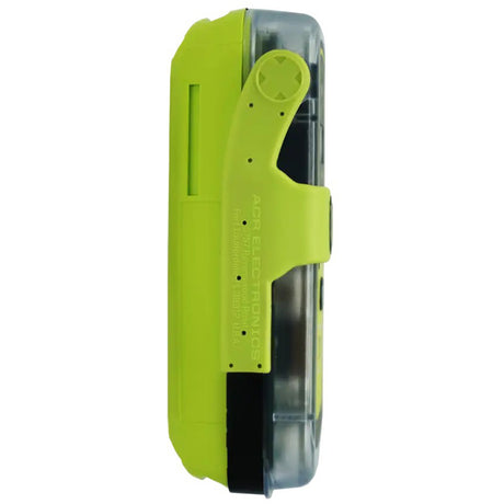 Side view of ACR ResQLink 410 RLS  Personal Locator Beacon.