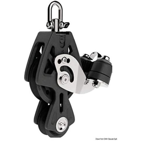 Lewmar 50mm Synchro Fiddle Block (with Cam)