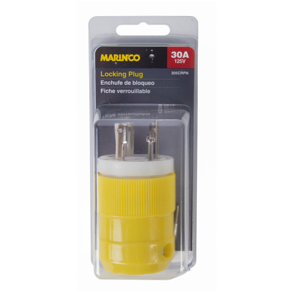 Marinco 30A Male Plug packaging