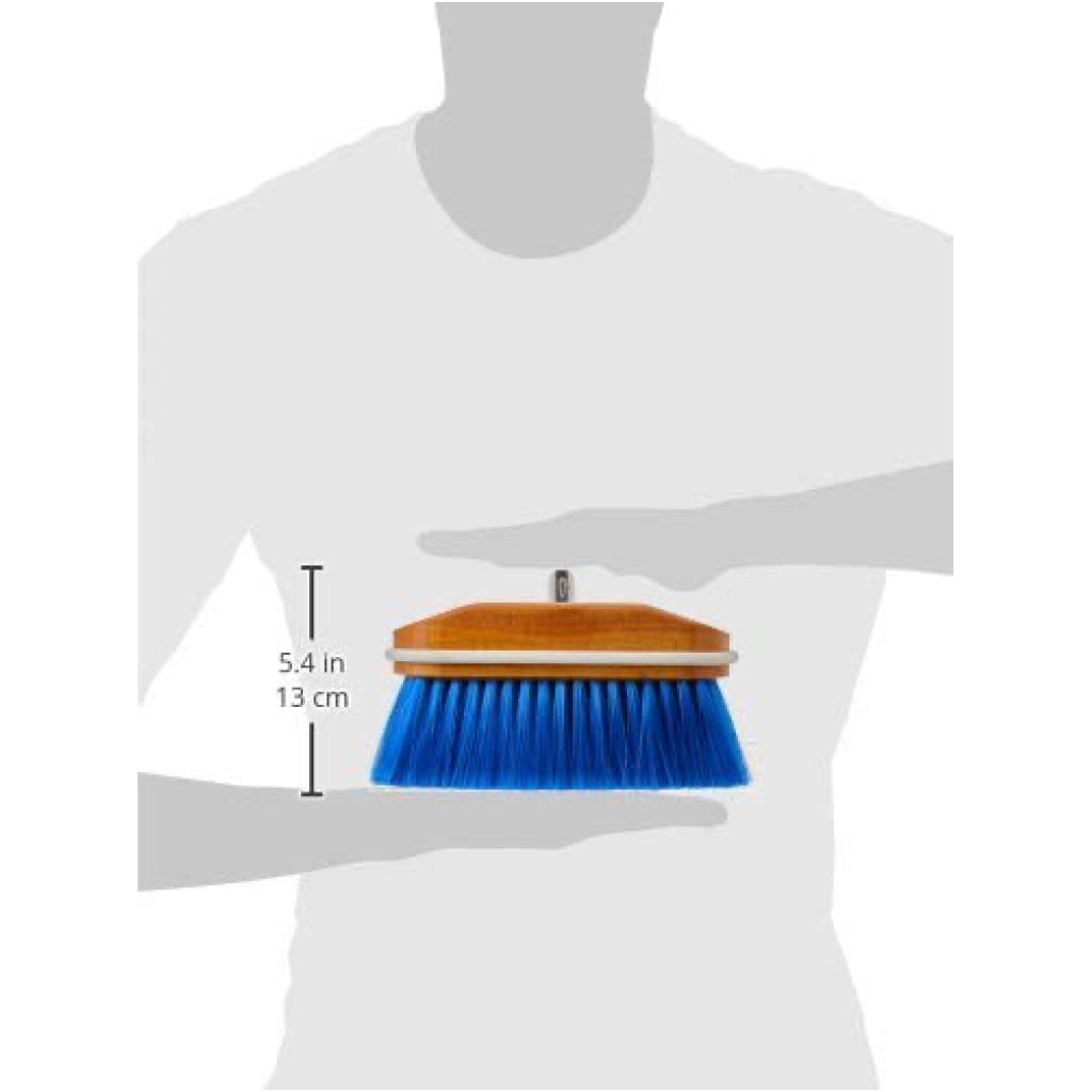 Brush shown against person for dimensions.