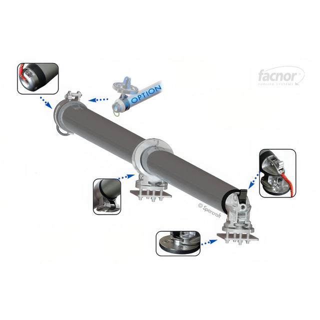 90mm Bowsprit Kit, Facnor features.