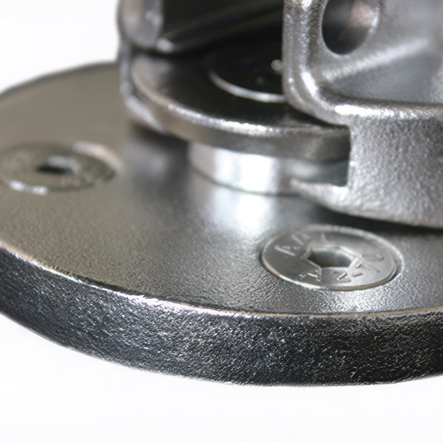 Close-up view of Facnor Deck Fitting.