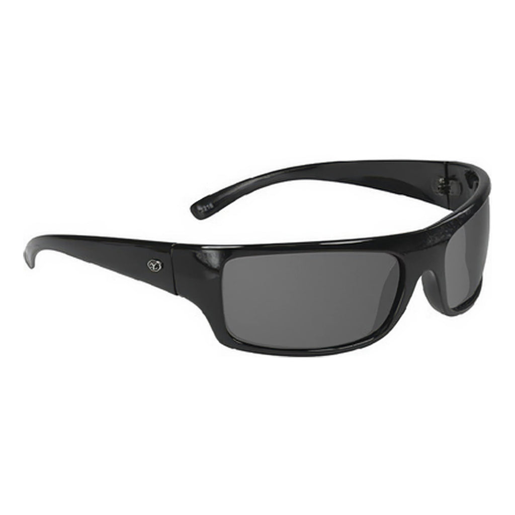 Kingfish Black Frame Blue Mirror Polarize Sunglass