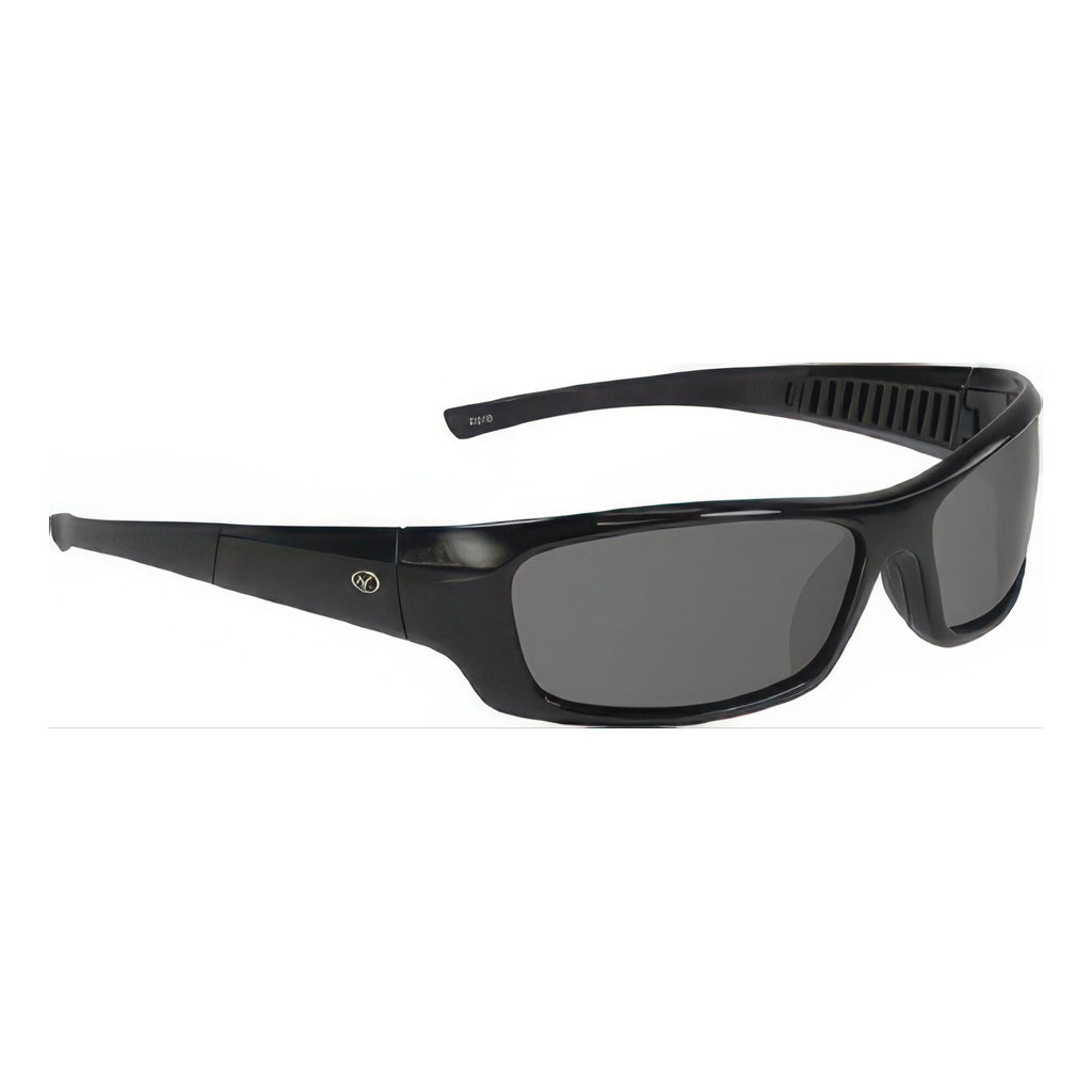 Amberjack Black Frame Grey Polarized Sunglasses