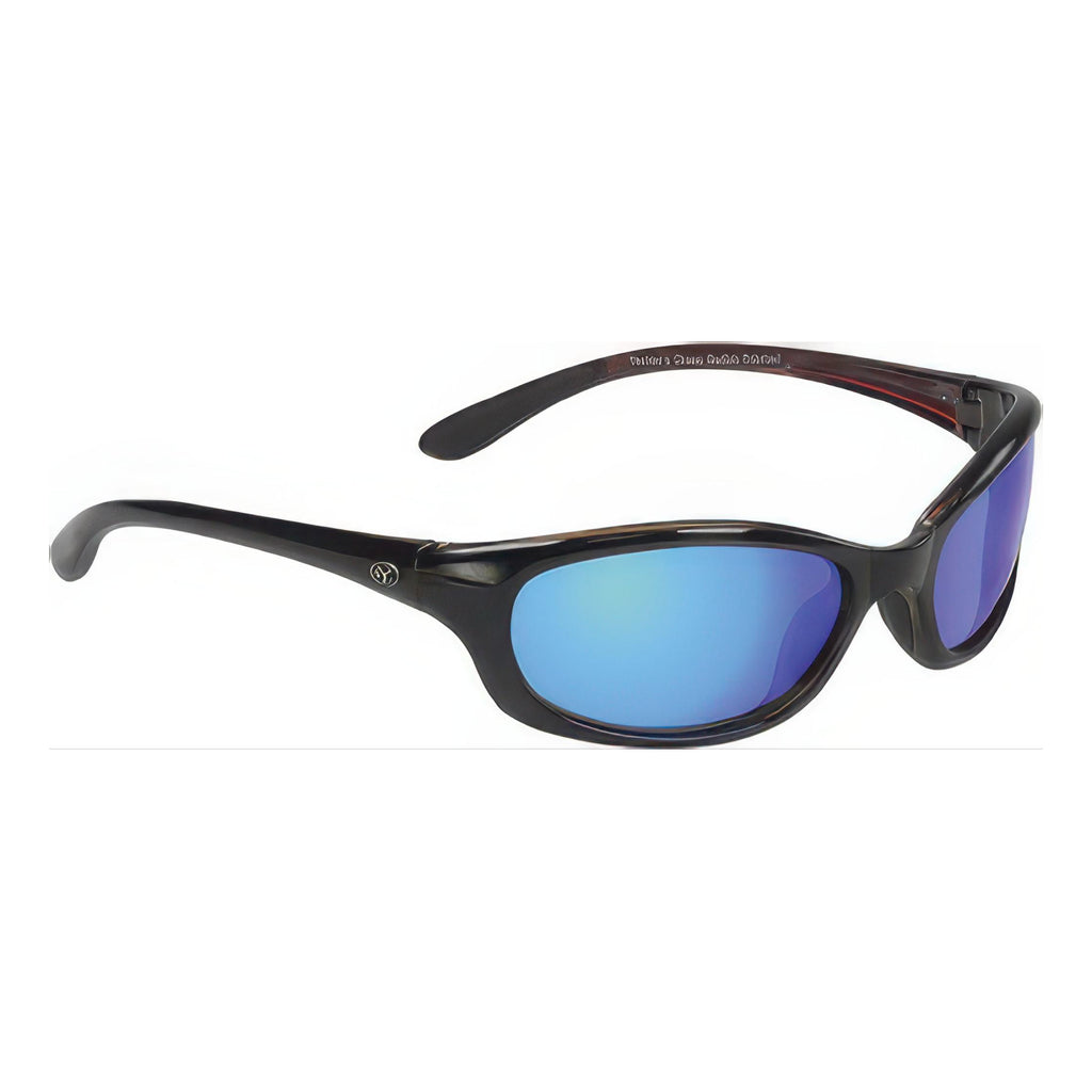 Redfish Black Frame Blue Mirror Polarized Sunglass