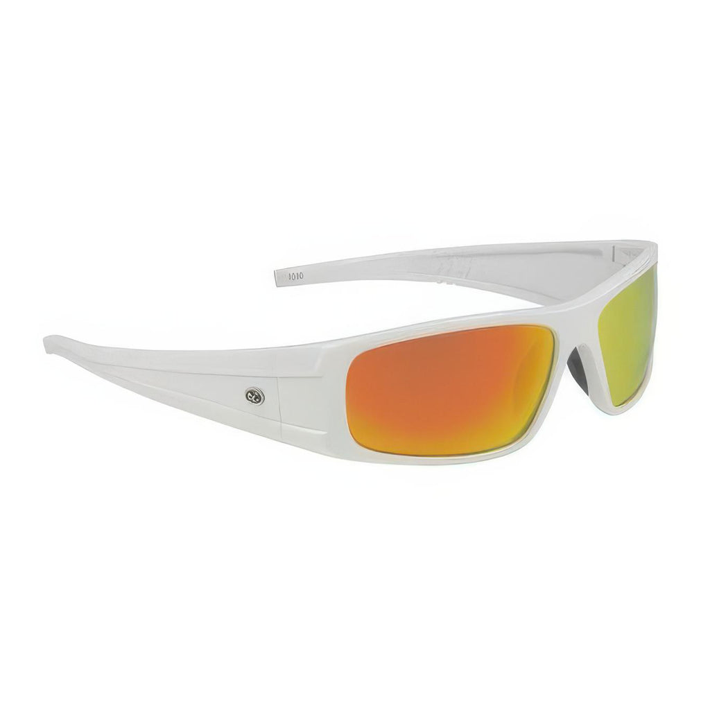 Striper White Frame Red Mirror Polarized Sunglass
