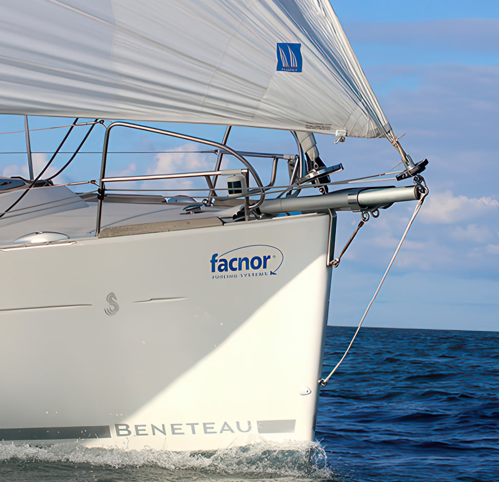 Facnor FX2500+ Drum & Swivel Code Zero Furler on boat.