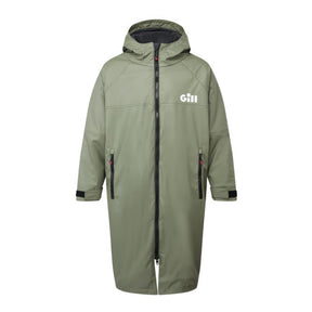 Green jacket with a brand logo on a white background