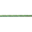 Green and black rope on a white background