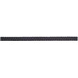 Black rope on a white background