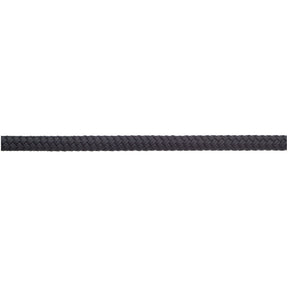 Black rope on a white background