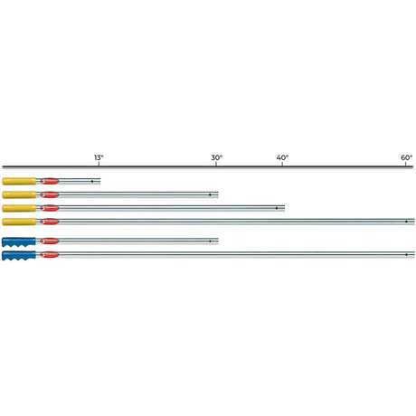 Shurhold  Fixed Aluminum Handle size comparison.