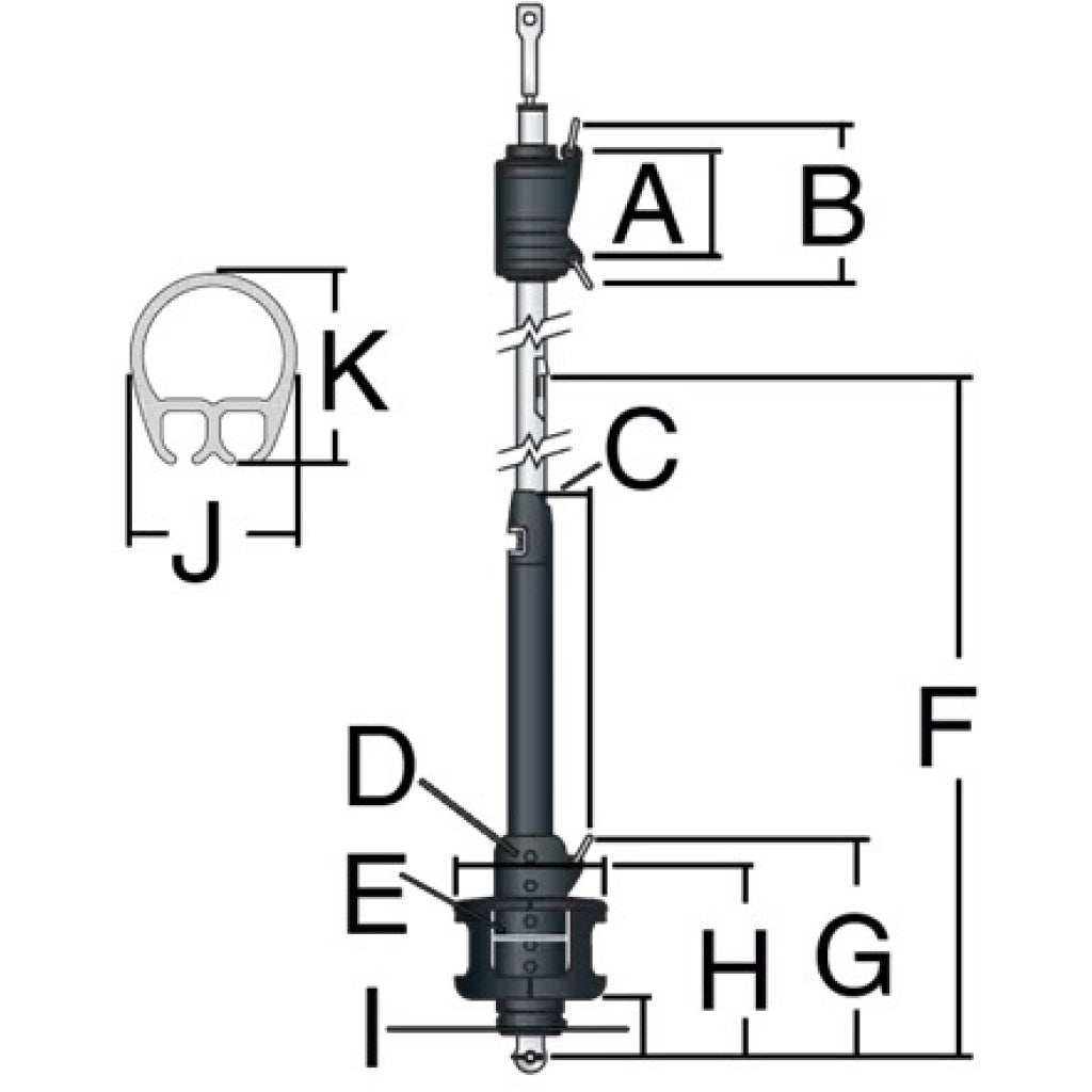 Harken MKIV Furling System diagram.