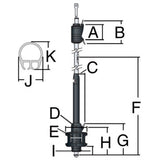 Harken Furling Unit 3 MKIV (w/o toggle) diagram.