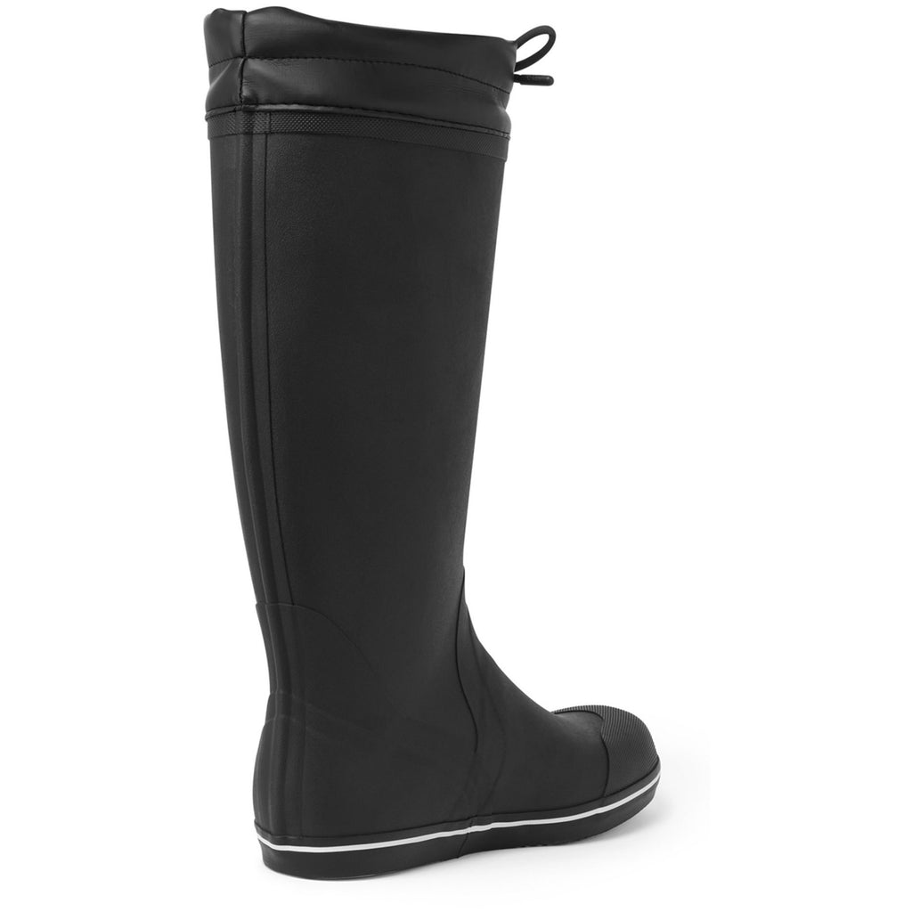 Gill Men's Tall Yachting Boot - Black back.