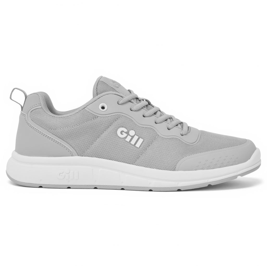 Gill Pursuit Trainer Shoe - medium grey.