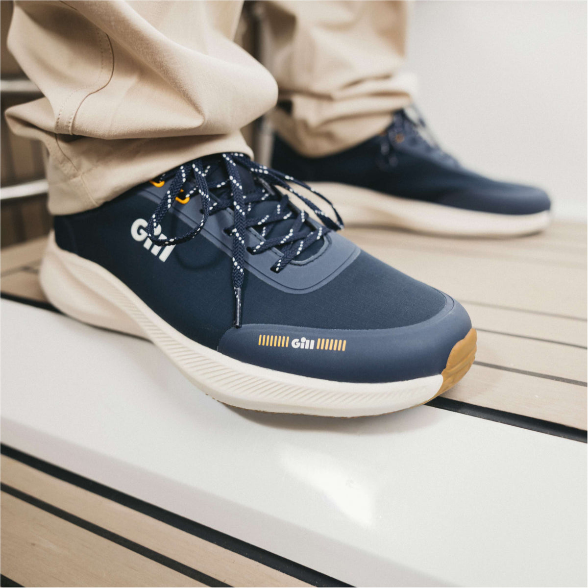 Gill Aero 2.0 Boots being used.